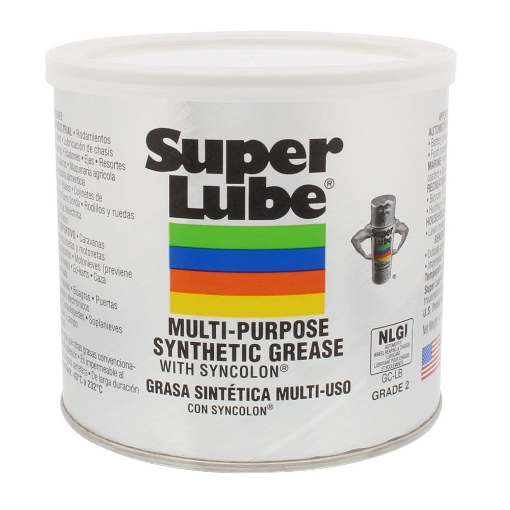 Grasa sintética multiusos Super Lube con Syncolon - Envase de 14.1 oz [41160]