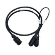 Cable de doble mezcla y ajuste Airmar Navico de 9 pines para transductores de doble elemento [MMC-9N2]