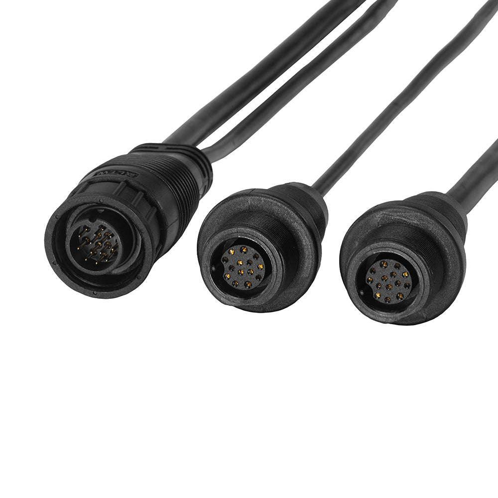 Cable divisor izquierdo-derecho para imágenes laterales Humminbird 14 M SILR Y - SOLIX/APEX [720112-1]