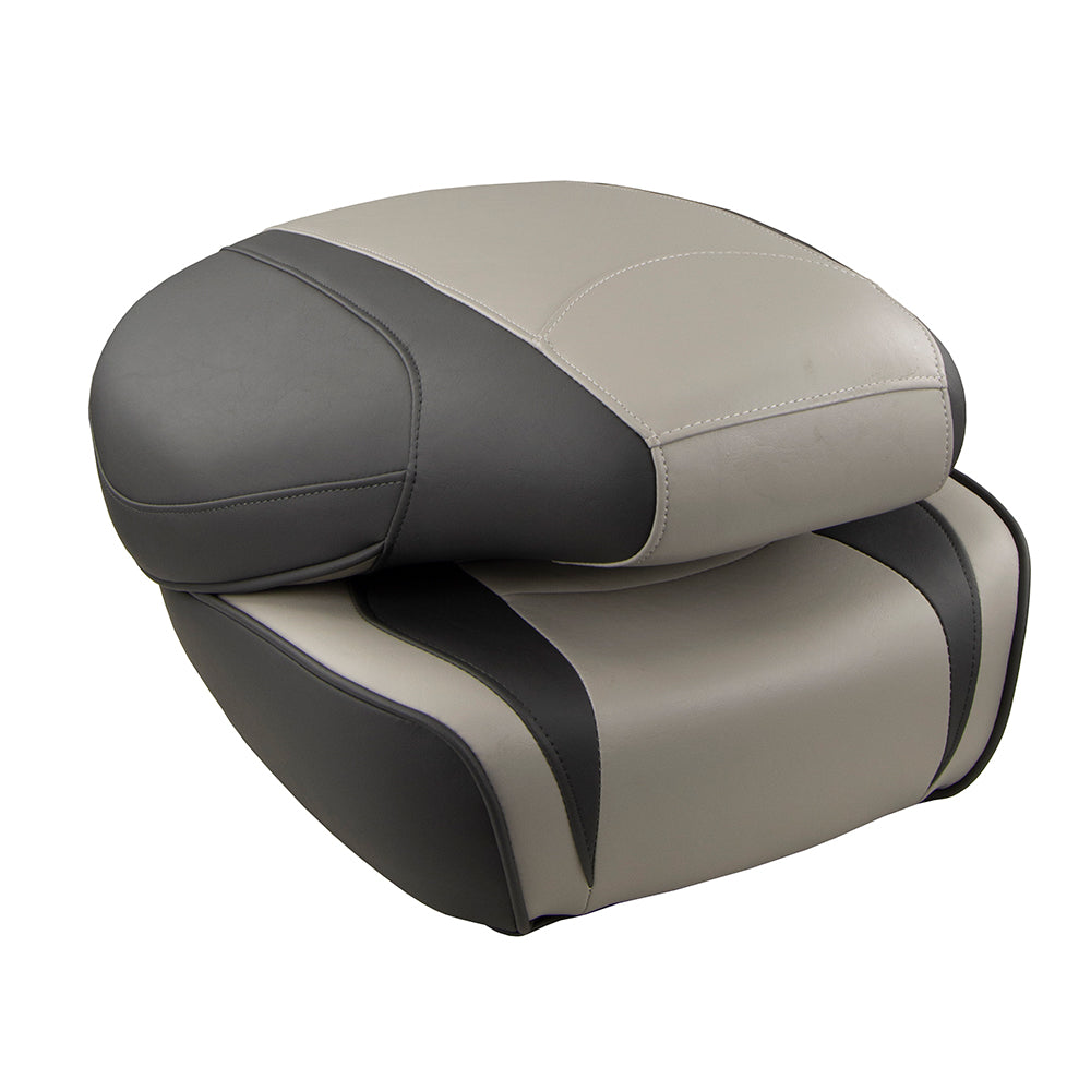 Asiento plegable Springfield Fish Pro con respaldo alto - Carbón/Gris [1041634-1]