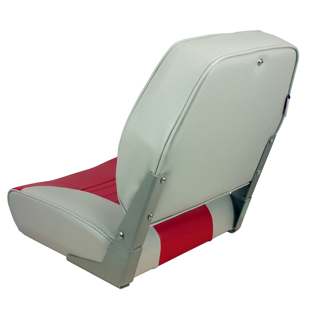 Asiento plegable Springfield Economy multicolor - Gris/Rojo [1040655]