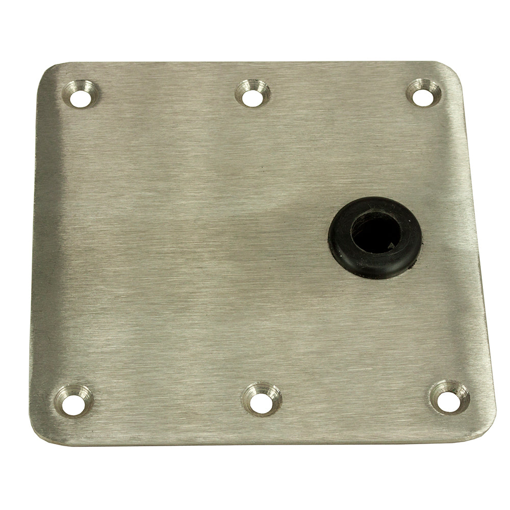 Pasador de rey Springfield de 18 x 18 cm (desplazamiento) - Acero inoxidable - Base cuadrada (estándar) [1620003]