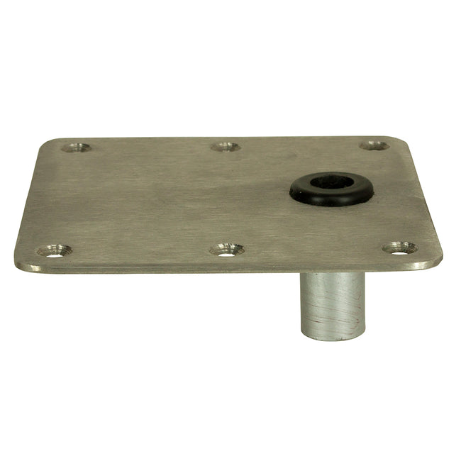 Pasador de rey Springfield de 18 x 18 cm (desplazamiento) - Acero inoxidable - Base cuadrada (estándar) [1620003]