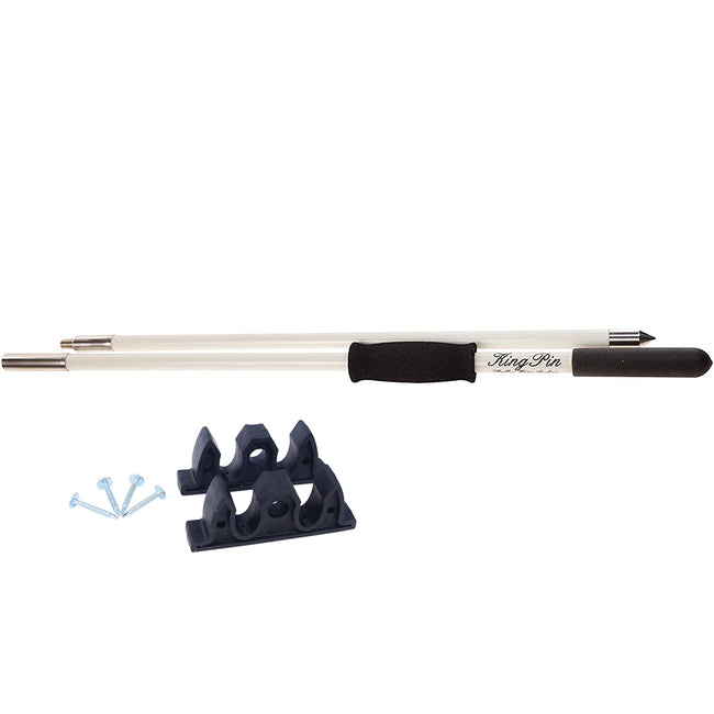 Poste de anclaje de pivote central Panther 12 - 2 piezas - Blanco [KPP120W]