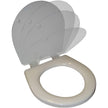 Funda de asiento Raritan Soft Close, estilo hogareño - Blanca [1245SC]