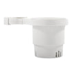 Portavasos Camco con abrazadera para riel - Grande para riel de hasta 5 cm - Blanco [53083]