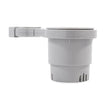 Portavasos Camco con abrazadera para riel - Pequeño para riel de hasta 1-1/4