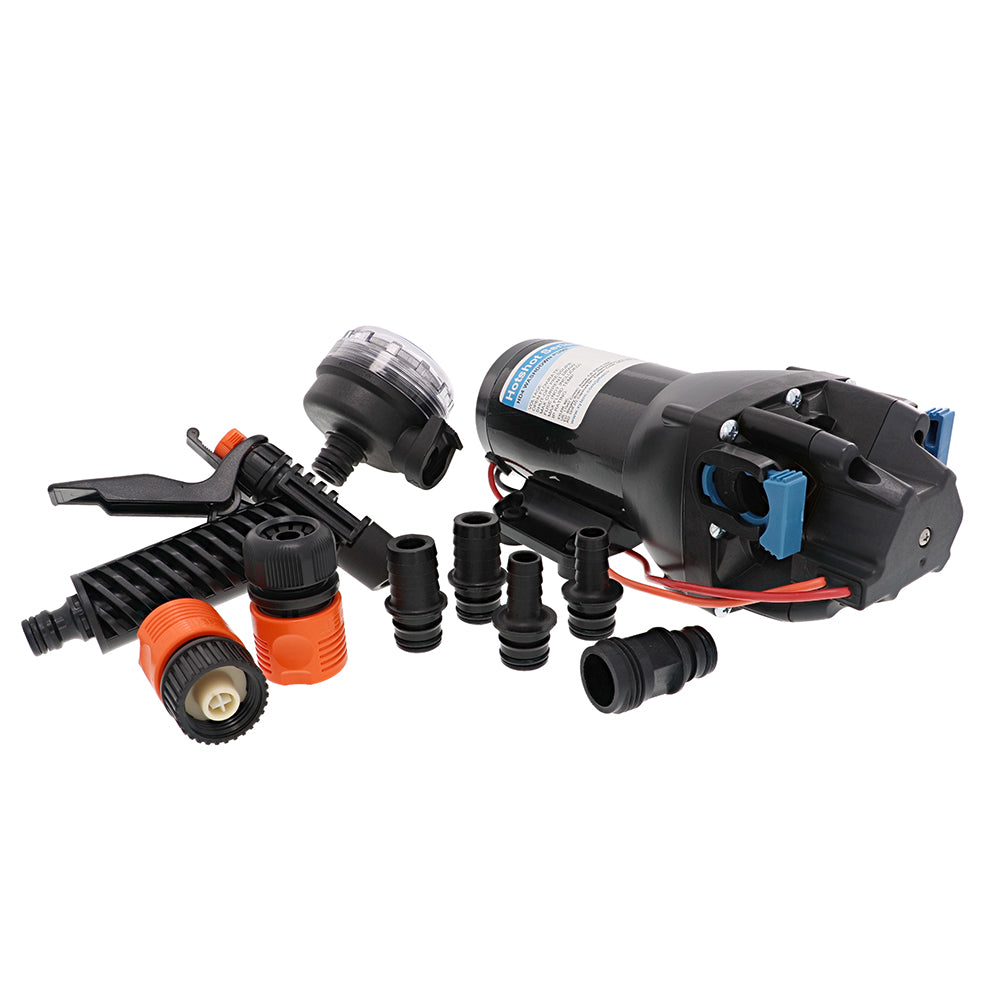 Bomba de lavado de servicio pesado Jabsco HotShot HD4 - 24 V - 4 GPM - 60 PSI [Q402J-118N-3A]