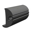 TACO - Protector de vinilo flexible negro de 1-1/16