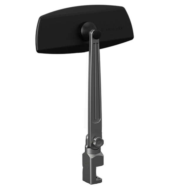 PTM Watersports Pontoon Mirror/Bracket Kit w/VR-100 Pro  PCX-200 (Titanium Grey) [P13157-200TEBGR]