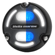 Luz subacuática azul y blanca Hella Marine Apelo A2 - 3000 lúmenes - Carcasa negra - Lente color carbón con luz de borde [016147-001]