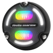 Luz subacuática Hella Marine A2 RGB - 3000 lúmenes - Carcasa negra - Lente color carbón con luz de borde [016148-001]