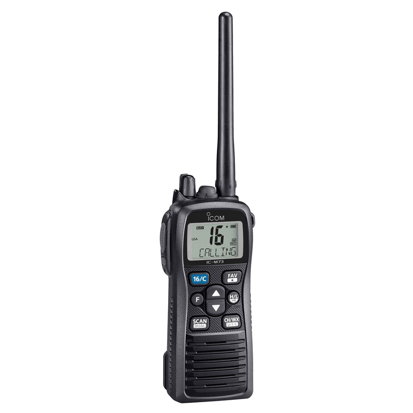 Radio marina portátil VHF Icom M73 PLUS con cancelación activa de ruido y grabación de voz - 6 W [M73 PLUS 71]