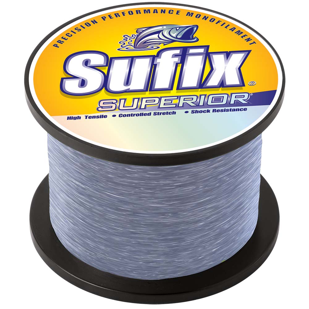 Monofilamento Sufix Superior azul ahumado - 30 lb - 450 yardas [634-130]