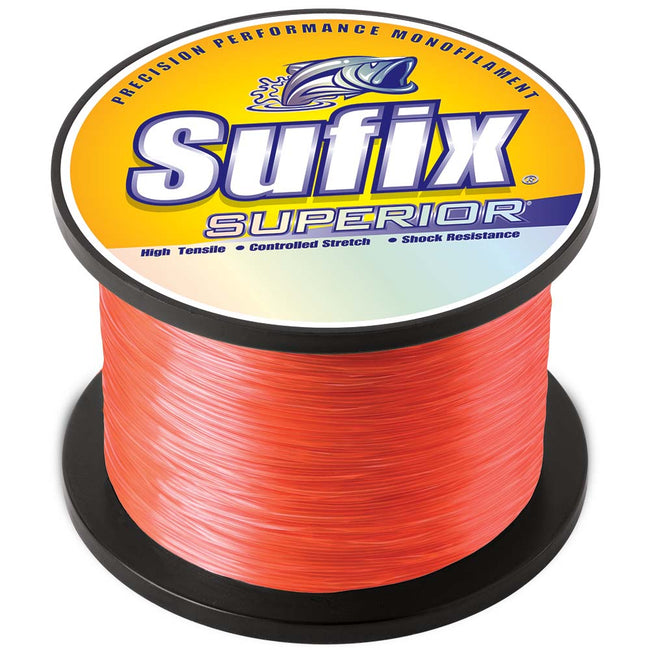 Monofilamento Sufix Superior Neon Fire - 10 lb - 1495 yardas [636-110]