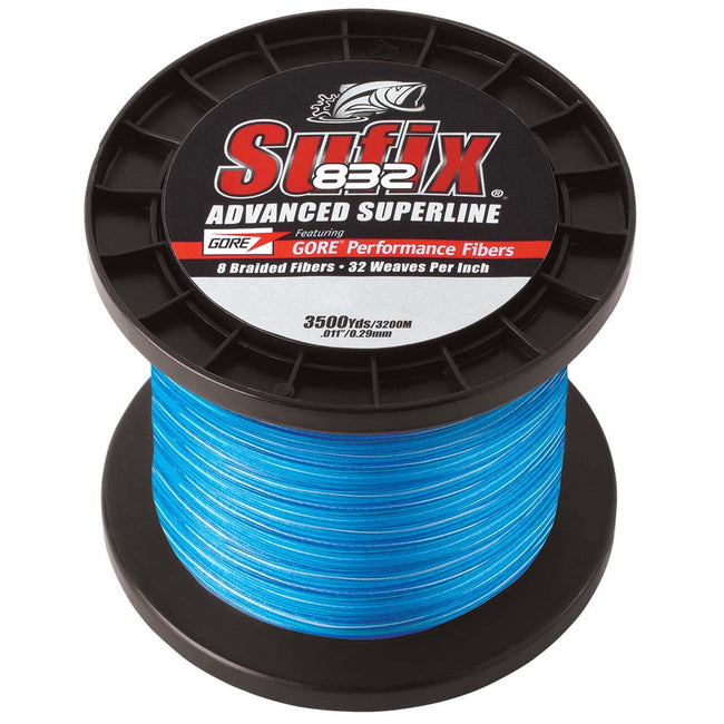Hilo trenzado Sufix 832 Advanced Superline de 15 lb - Camuflaje costero - 3500 yardas [660-415 cc]