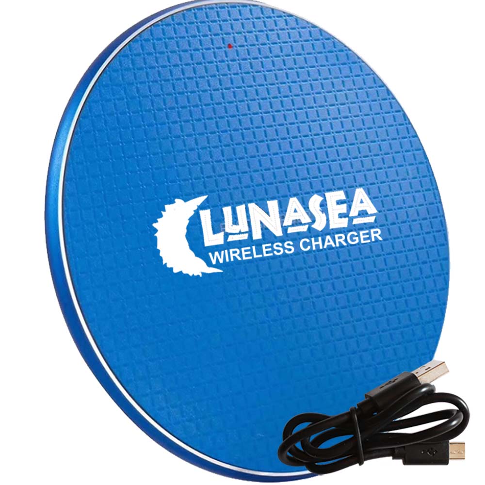 Cargador Qi Lunasea LunaSafe de 10 W con alimentación por USB (no incluye fuente de alimentación) [LLB-63AS-01-00]