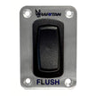 Interruptor de descarga momentáneo Raritan con placa frontal de acero inoxidable [PRS]