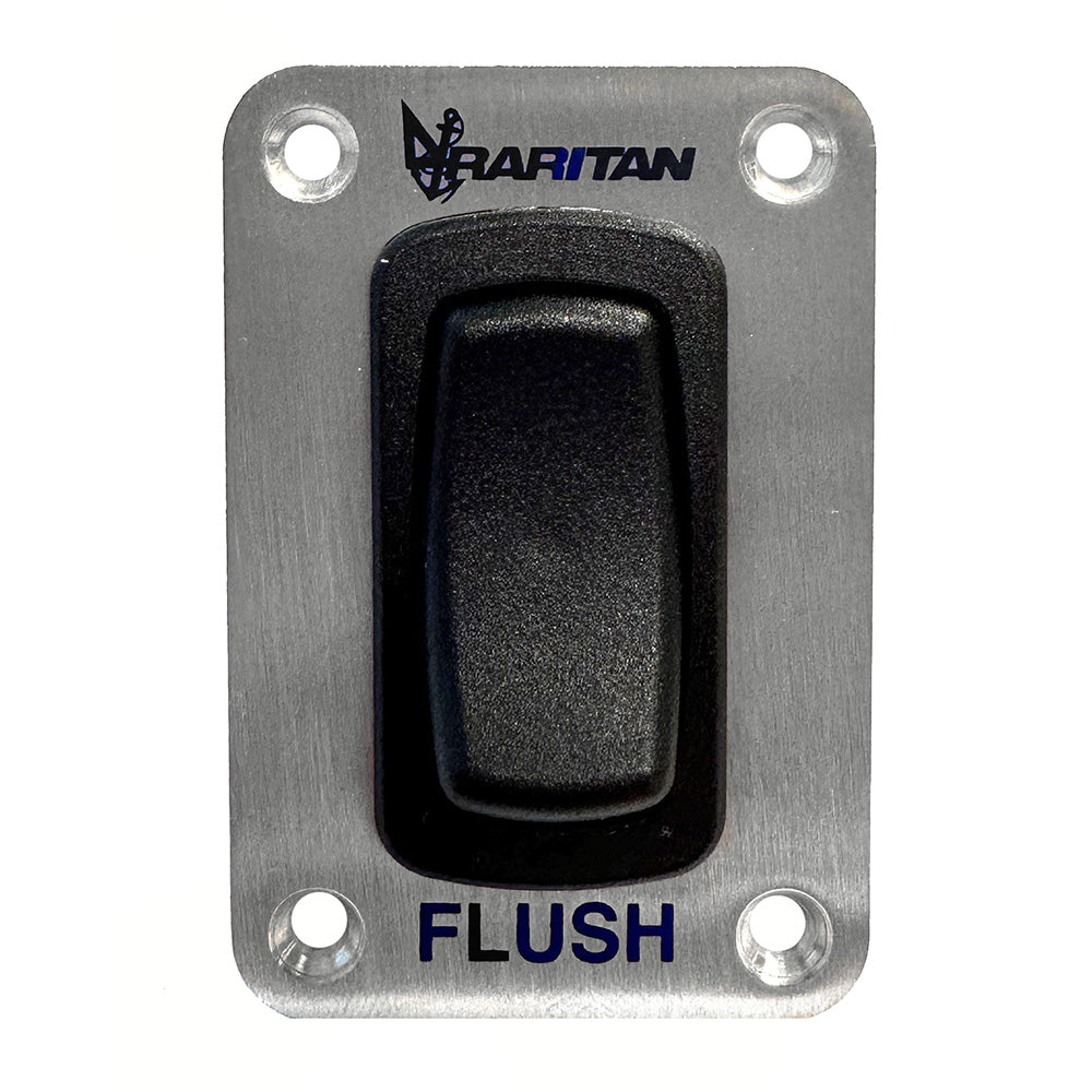 Interruptor de descarga momentáneo Raritan con placa frontal de acero inoxidable [PRS]