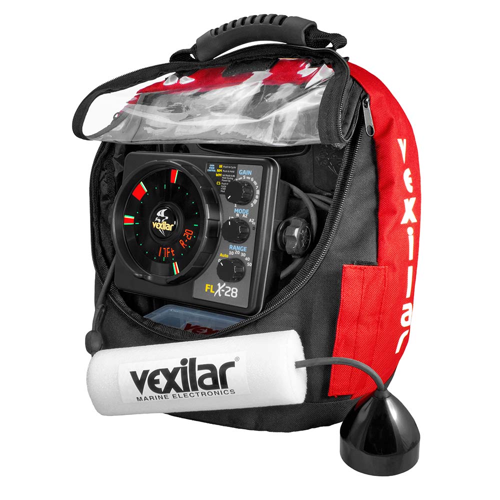 Vexilar FLX-28 Pro Pack II ProView Ice-Ducer con mochila blanda [PPLI28PV]