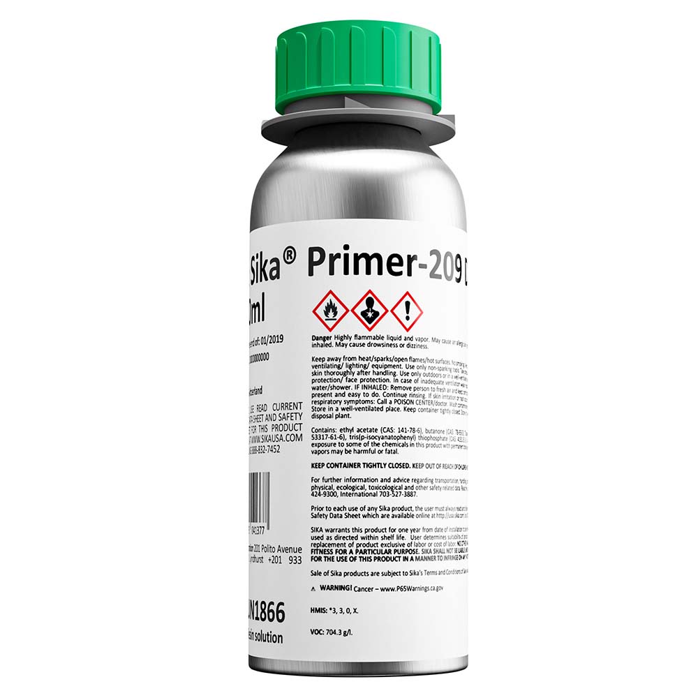Sika Primer-209 D Negro, botella de 250 ml [451588]