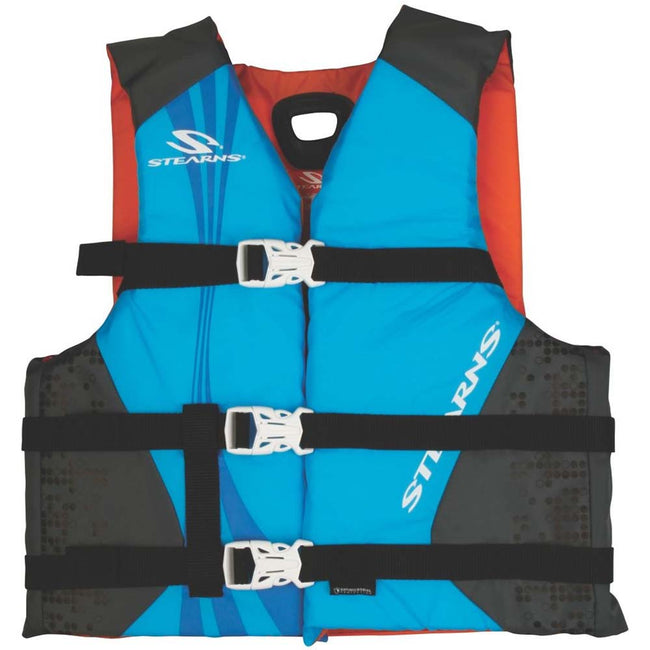 Chaleco salvavidas de nailon antimicrobiano Stearns - 13,6-22,7 kg - Azul [2000036885]