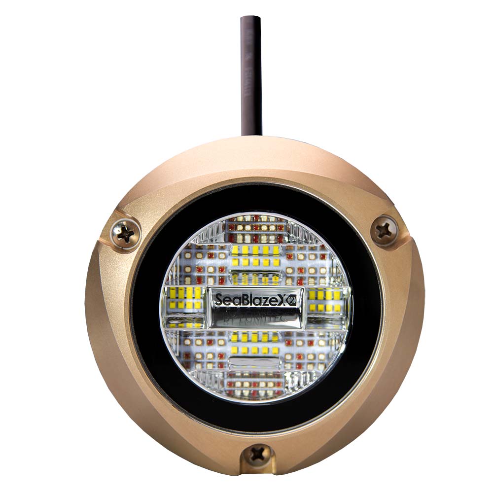 Luz subacuática Lumitec Zambezi X2 de montaje en superficie - Spectrum - Montaje en superficie [101700]