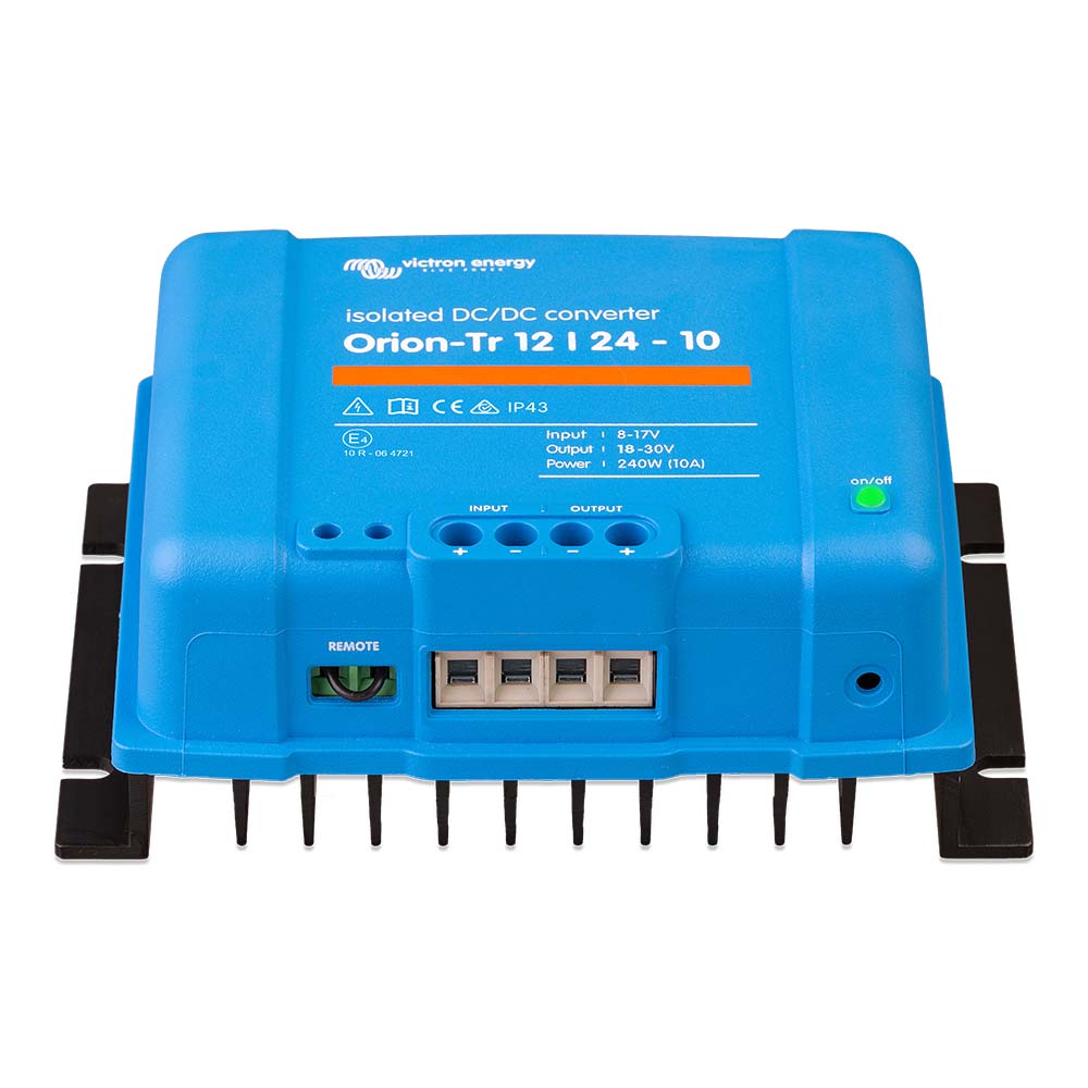 Convertidor CC-CC Victron Orion-TR - 12 VCC a 24 VCC - 10 A aislado [ORI122424110]