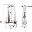 Wichard Key Pin Shackle - Diameter 8mm - 5/16