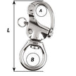 Wichard HR Snap Shackle - Large Bail - Length 105mm [2375W]