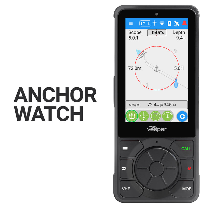 Vesper Cortex H1P - Teléfono portátil inalámbrico recargable con base de carga [010-02816-10]