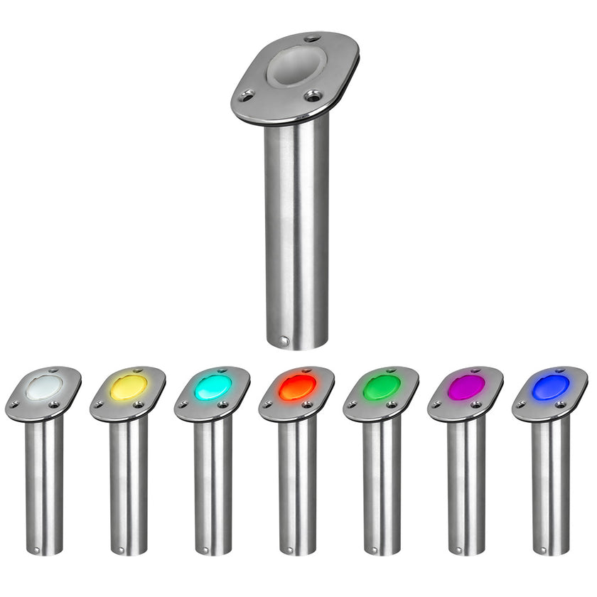 Portacañas Sea-Dog LED RGB con inserto de tubo [325181-3]