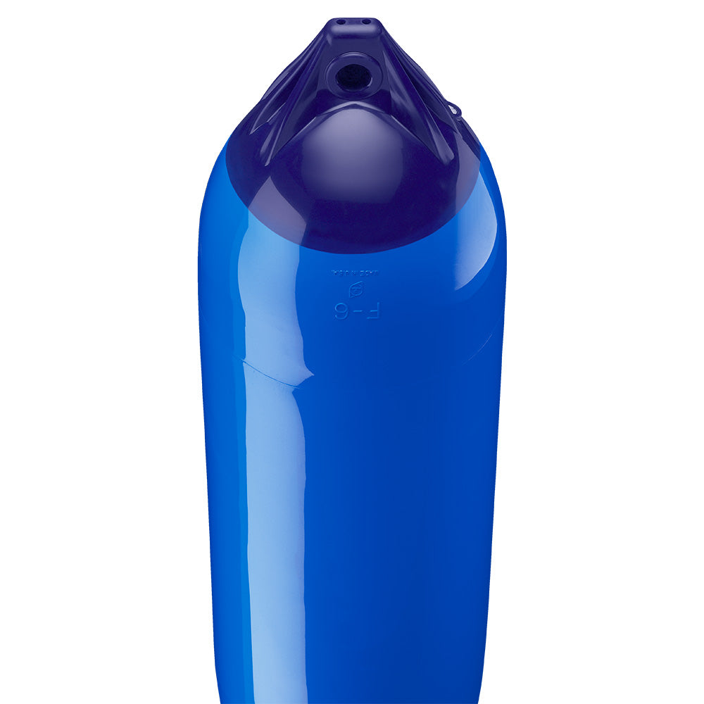 Defensa Polyform F-6 Twin Eye de 28 x 107 cm (11 x 42 pulgadas) - Azul [F-6 BLUE]