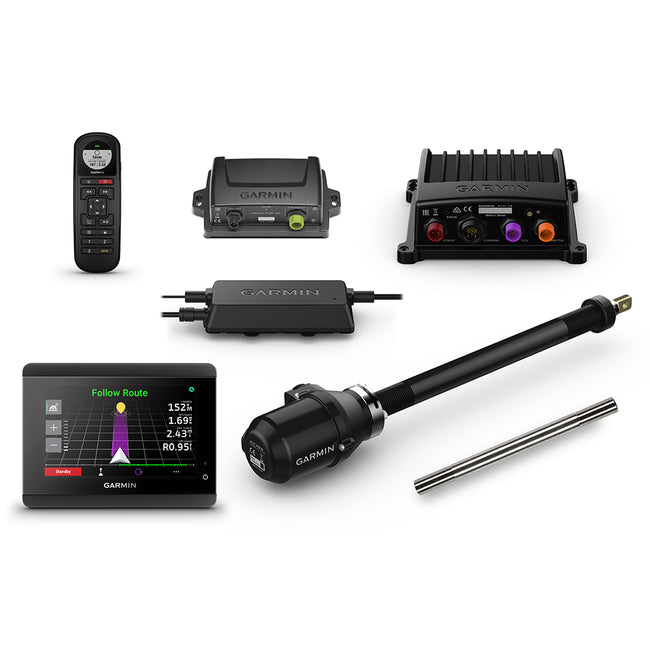 Piloto automático Garmin Reactor 40 Kicker con tubo de inclinación de acero inoxidable GHC 50 [010-02794-10]