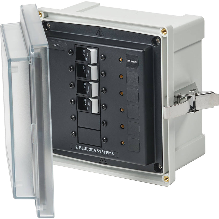 Blue Sea 3135 - Caja de panel SMS con 3 derivaciones principales UL (12/24 V) - 12/24 V CC [3135]