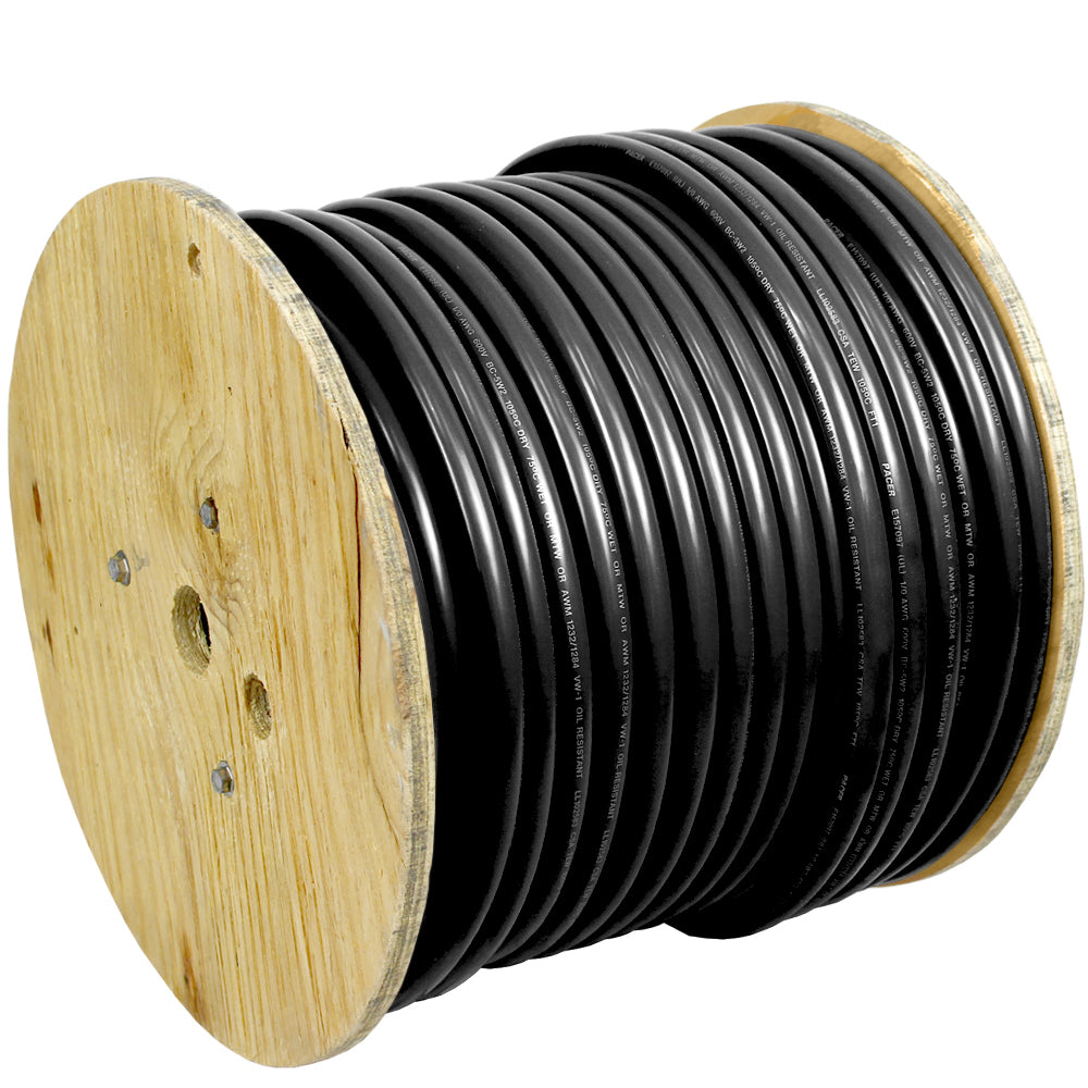 Cable de batería Pacer negro de 6 AWG - 250 [WUL6BK-250]