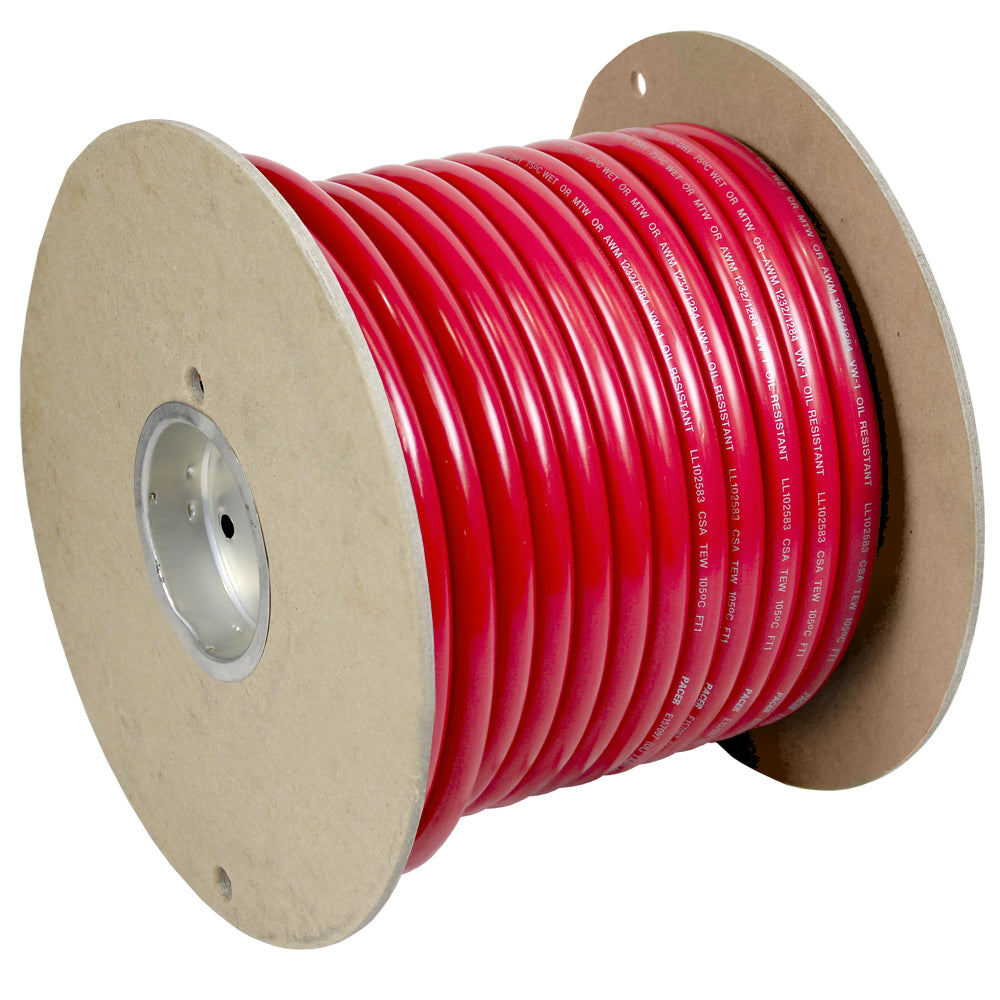 Cable de batería Pacer Red de 1/0 AWG - 100 [WUL1/0RD-100]