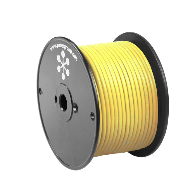 Cable primario Pacer amarillo de 18 AWG - 100 [WUL18YL-100]