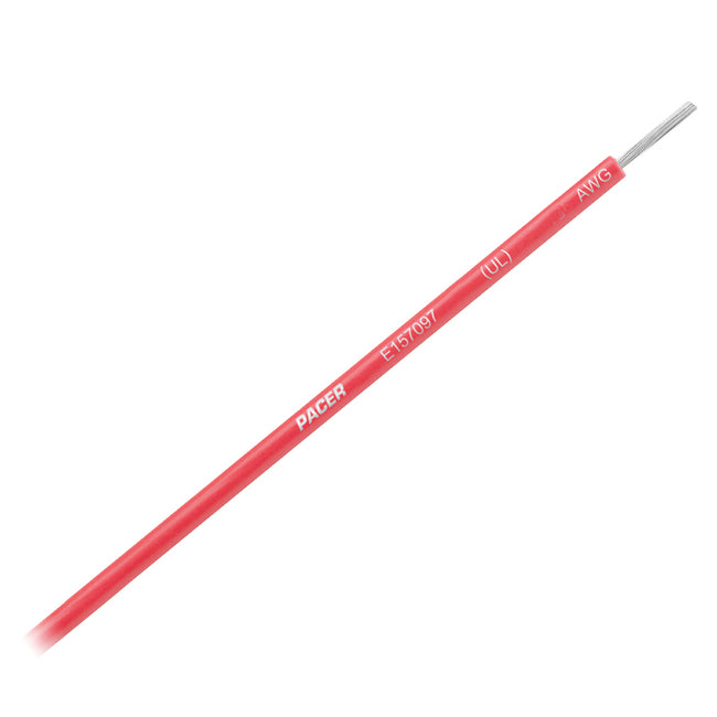 Pacer Red 16 AWG Primary Wire - 25  [WUL16RD-25]