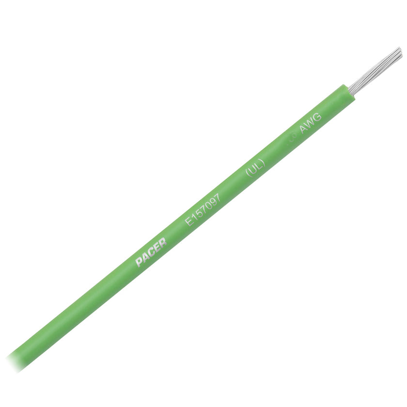 Cable primario Pacer verde claro de 16 AWG - 25 [WUL16LG-25]