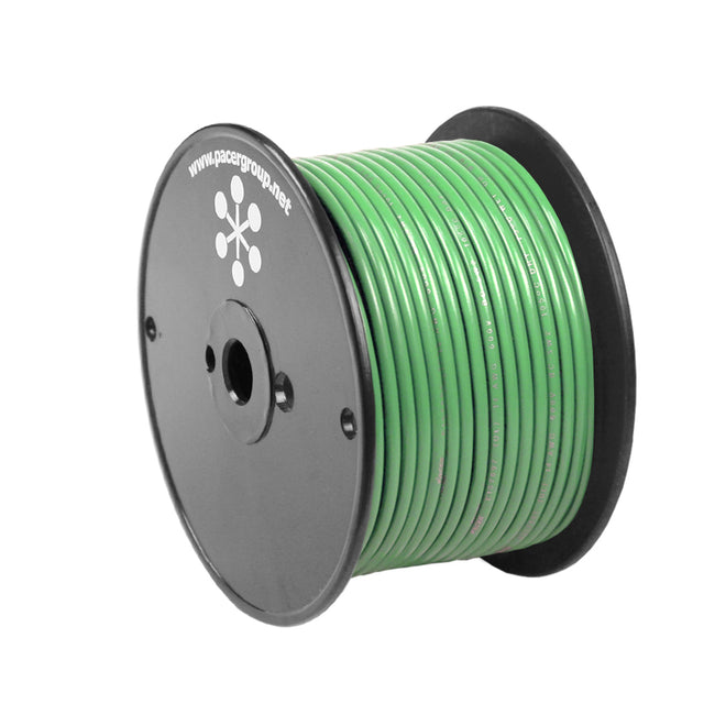 Cable primario Pacer verde claro de 14 AWG - 100 [WUL14LG-100]