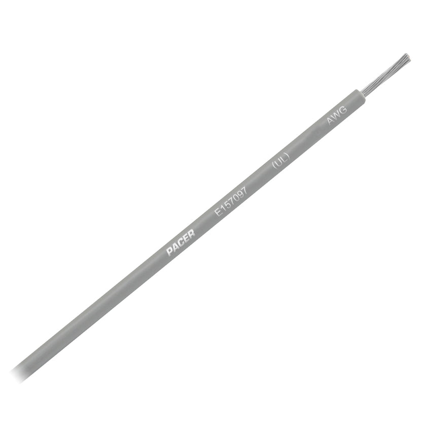 Cable primario Pacer Grey de 12 AWG - 25 [WUL12GY-25]