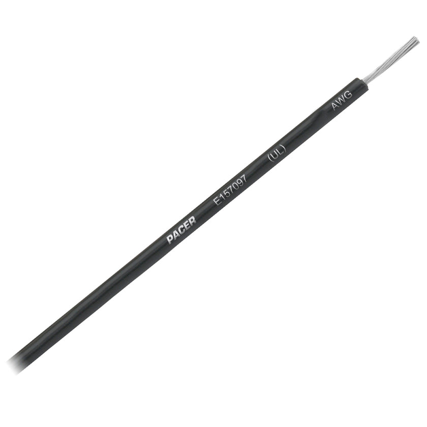 Cable primario Pacer negro de 8 AWG - 25 [WUL8BK-25]