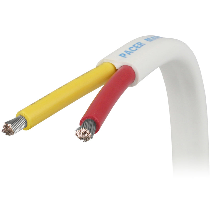 Cable dúplex de seguridad Pacer 16/2 AWG - Rojo/Amarillo - Venta por pie [W16/2RYW-FT]