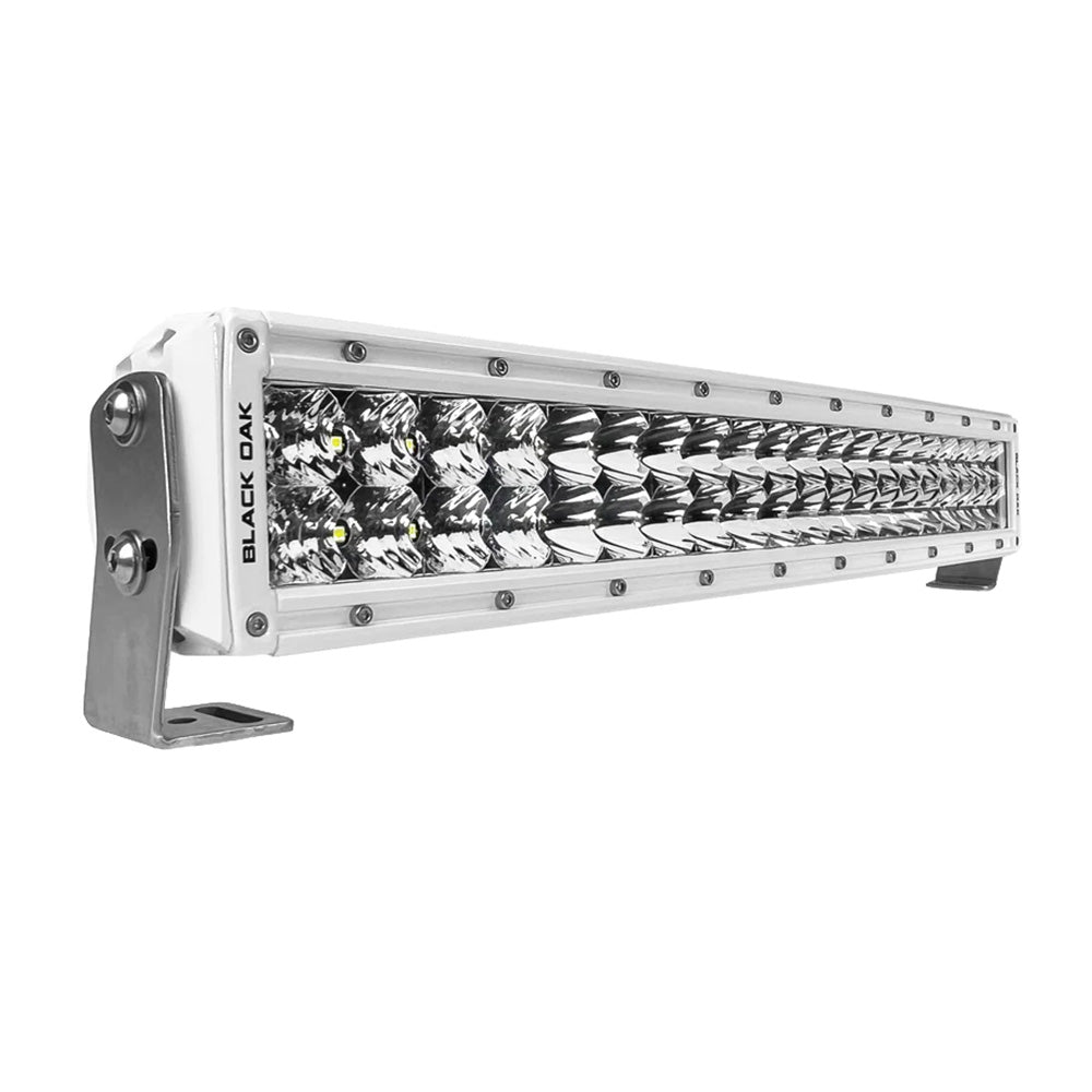 Barra de luz LED curva de doble fila Black Oak Pro Series 3.0 de 20
