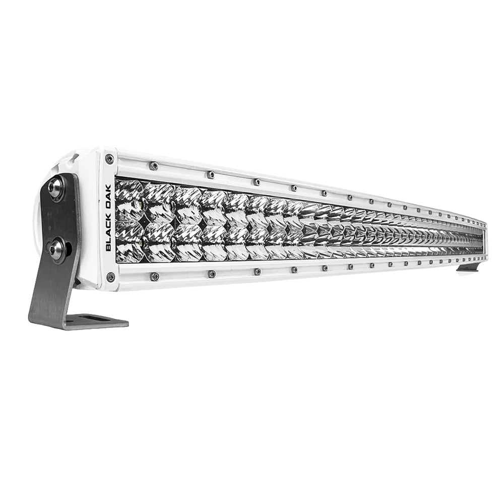 Barra de luz LED curva de doble fila Black Oak Pro Series 3.0 de 40