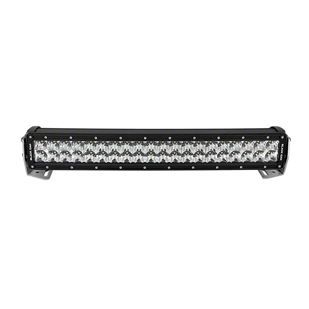 Barra de luz LED curva de doble fila Black Oak Pro Series 3.0 de 20