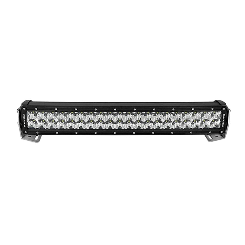Barra de luz LED curva de doble fila Black Oak Pro Series 3.0 de 20