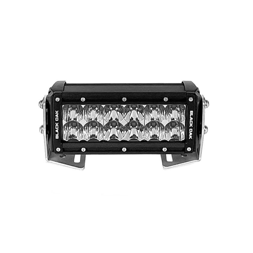 Barra de luces LED Black Oak Pro Series 3.0 de doble fila de 6