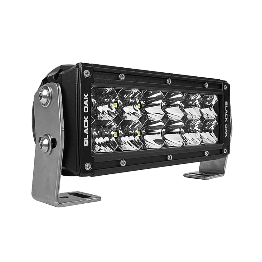 Barra de luces LED Black Oak Pro Series 3.0 de doble fila de 6